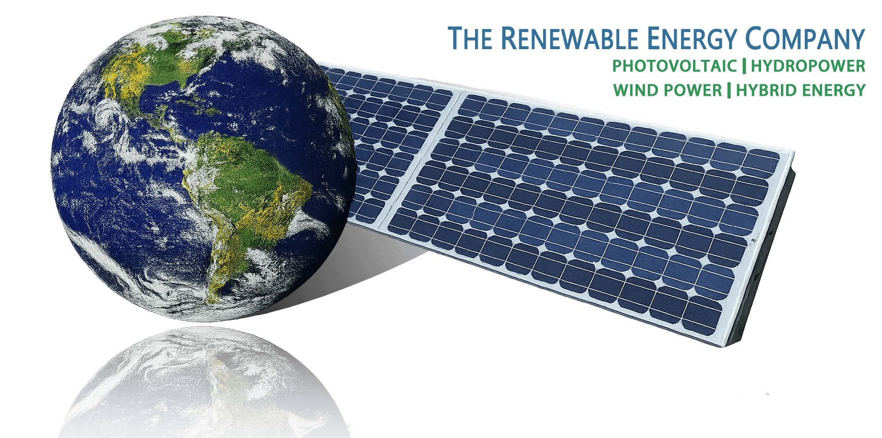 Earth and Solar Panel