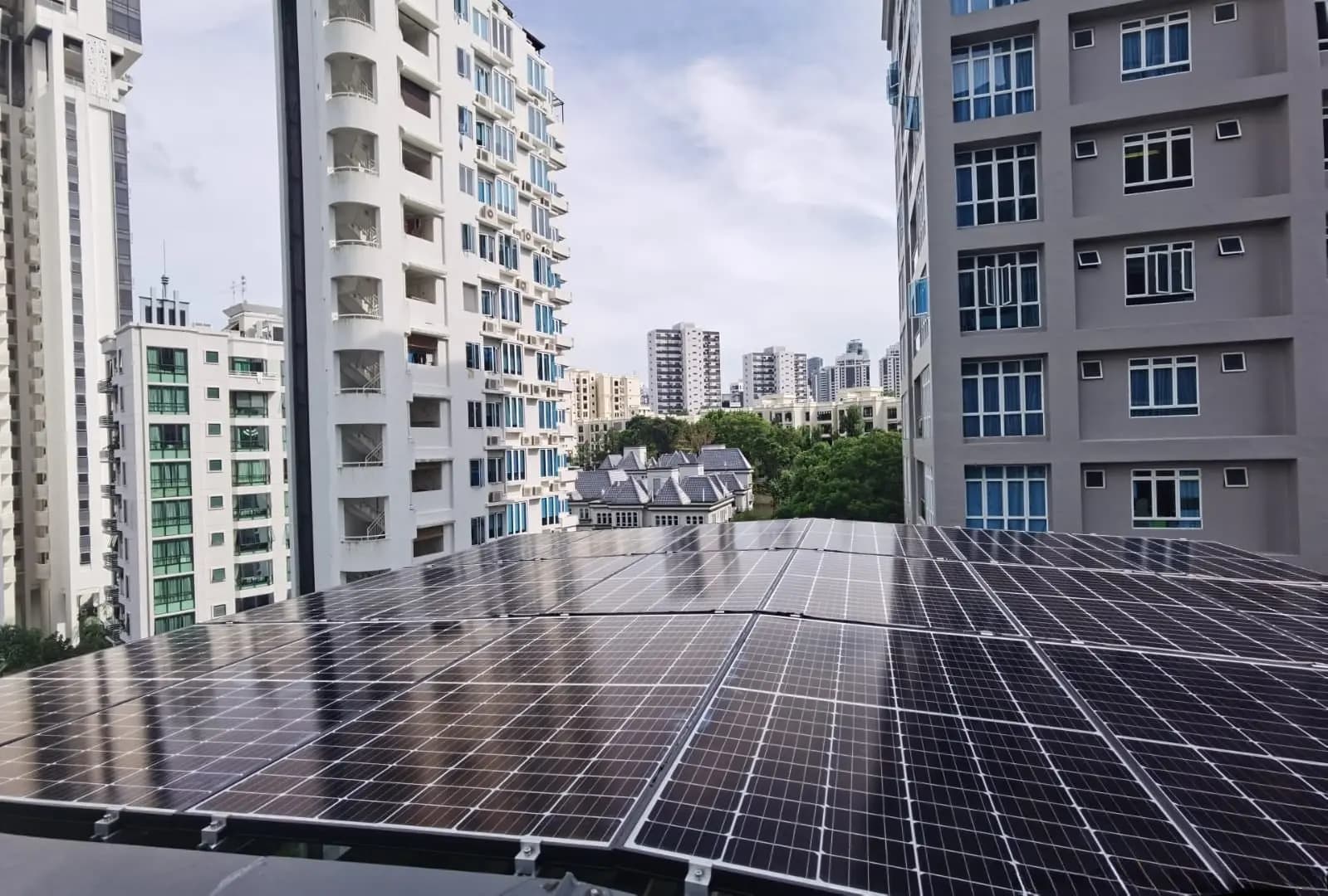 Singapore HDB solar panel installation