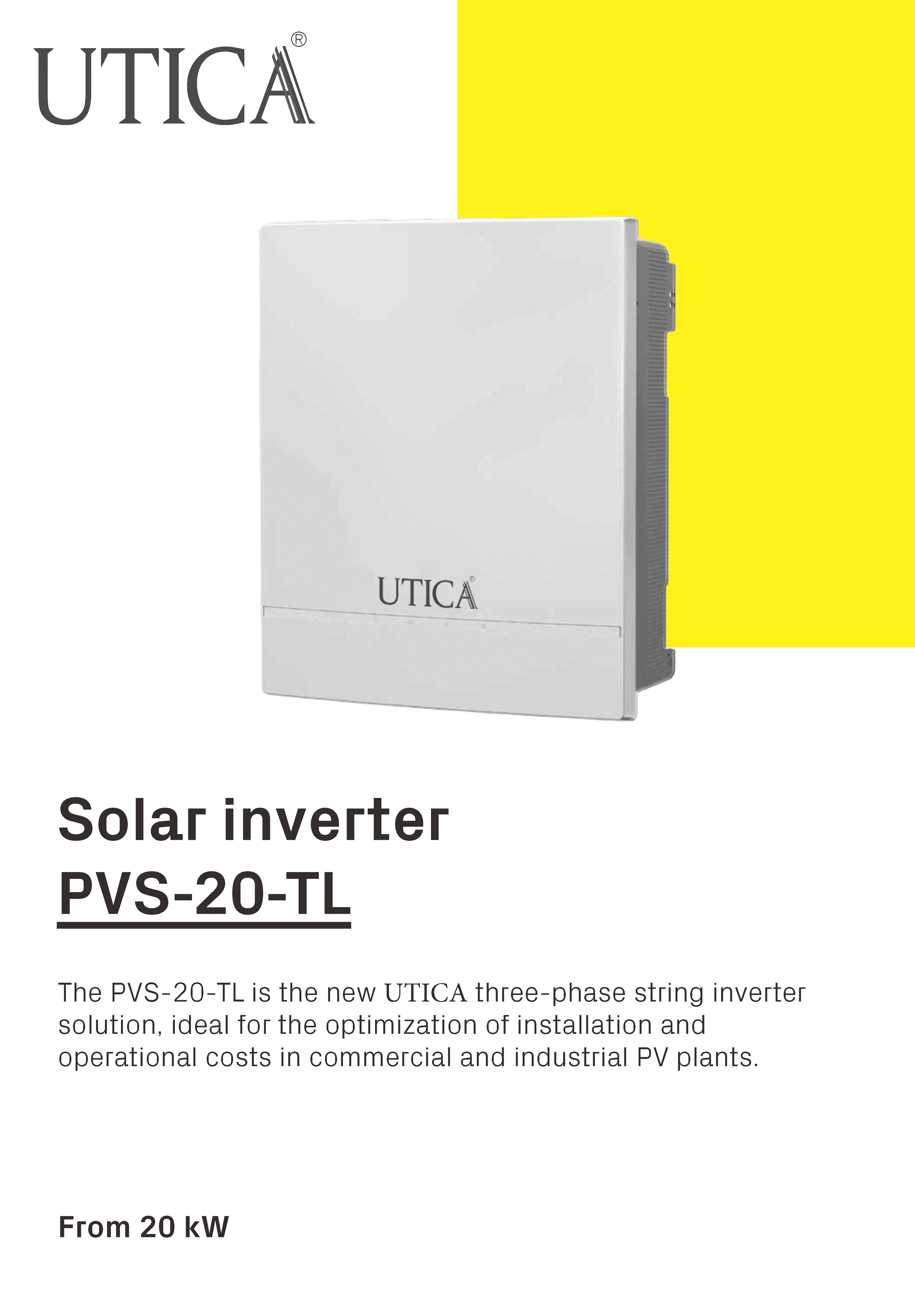 UTICA® PVS-20
