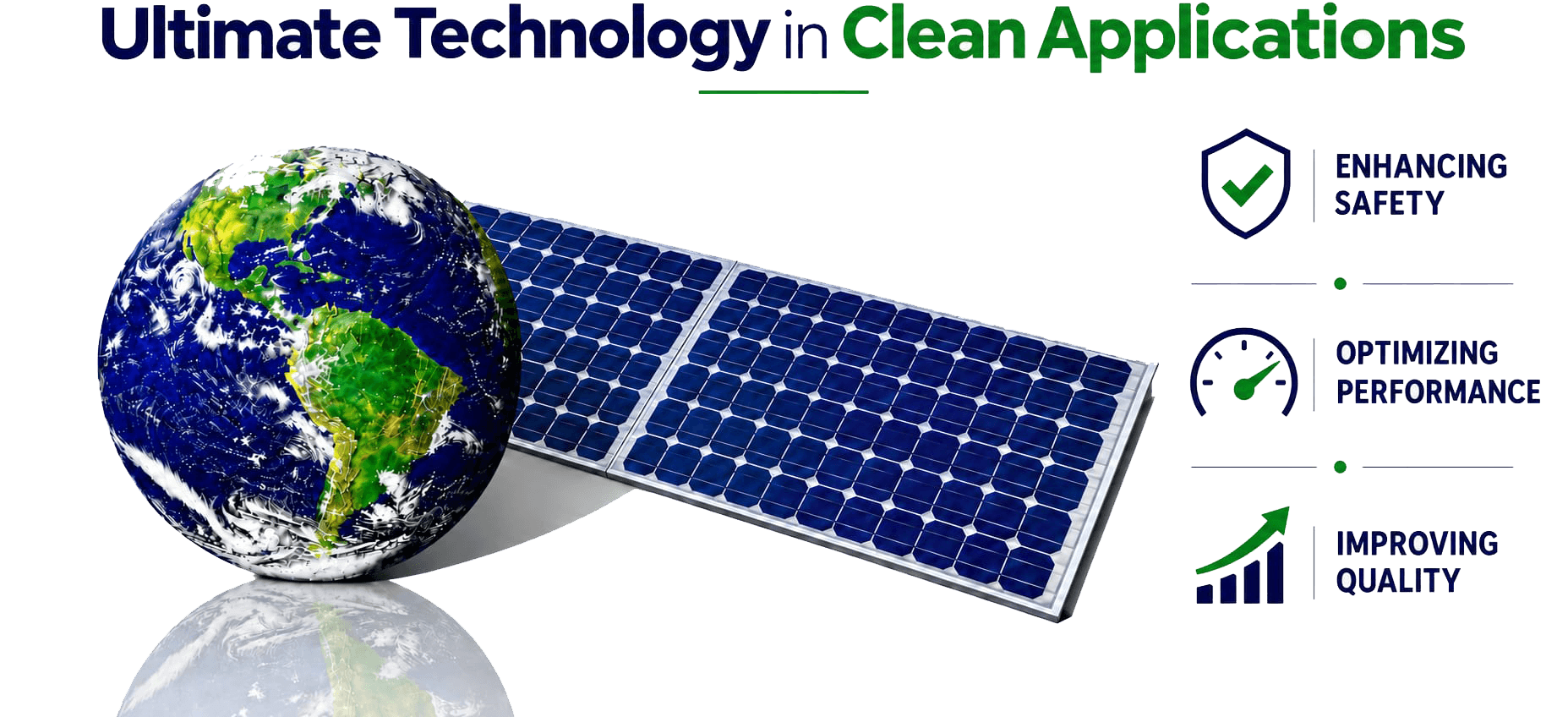 Earth and Solar Panel