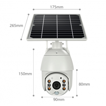 8W Solar Powered Surveillance Camera by UTICA®